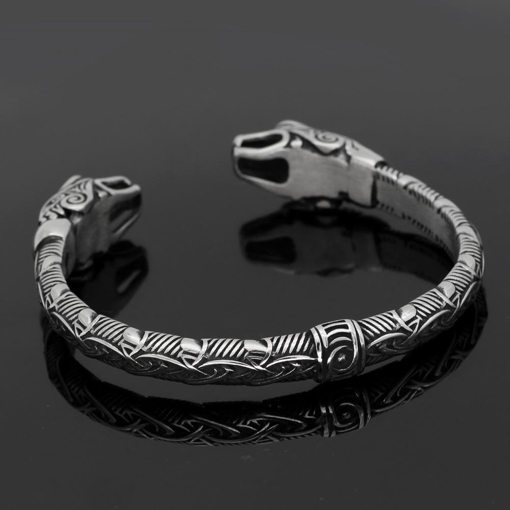 Bracelet viking loyauté dragon scandinave — vue 2