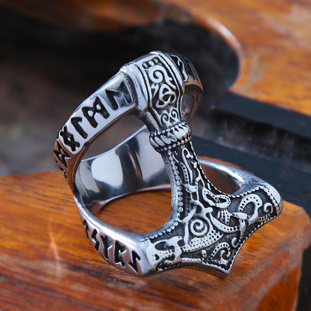 Bague Viking Cercle de Mjölnir — vue 2