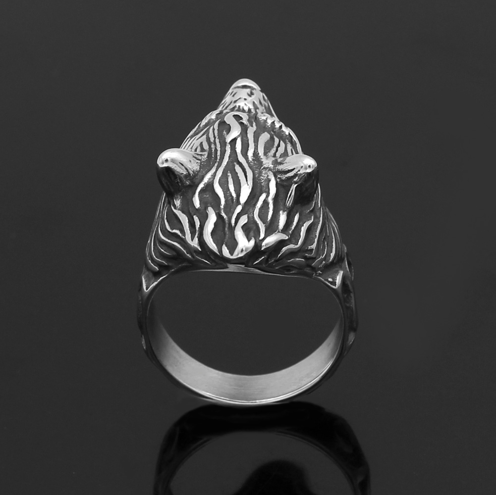 Bague viking Fenrir — vue 3