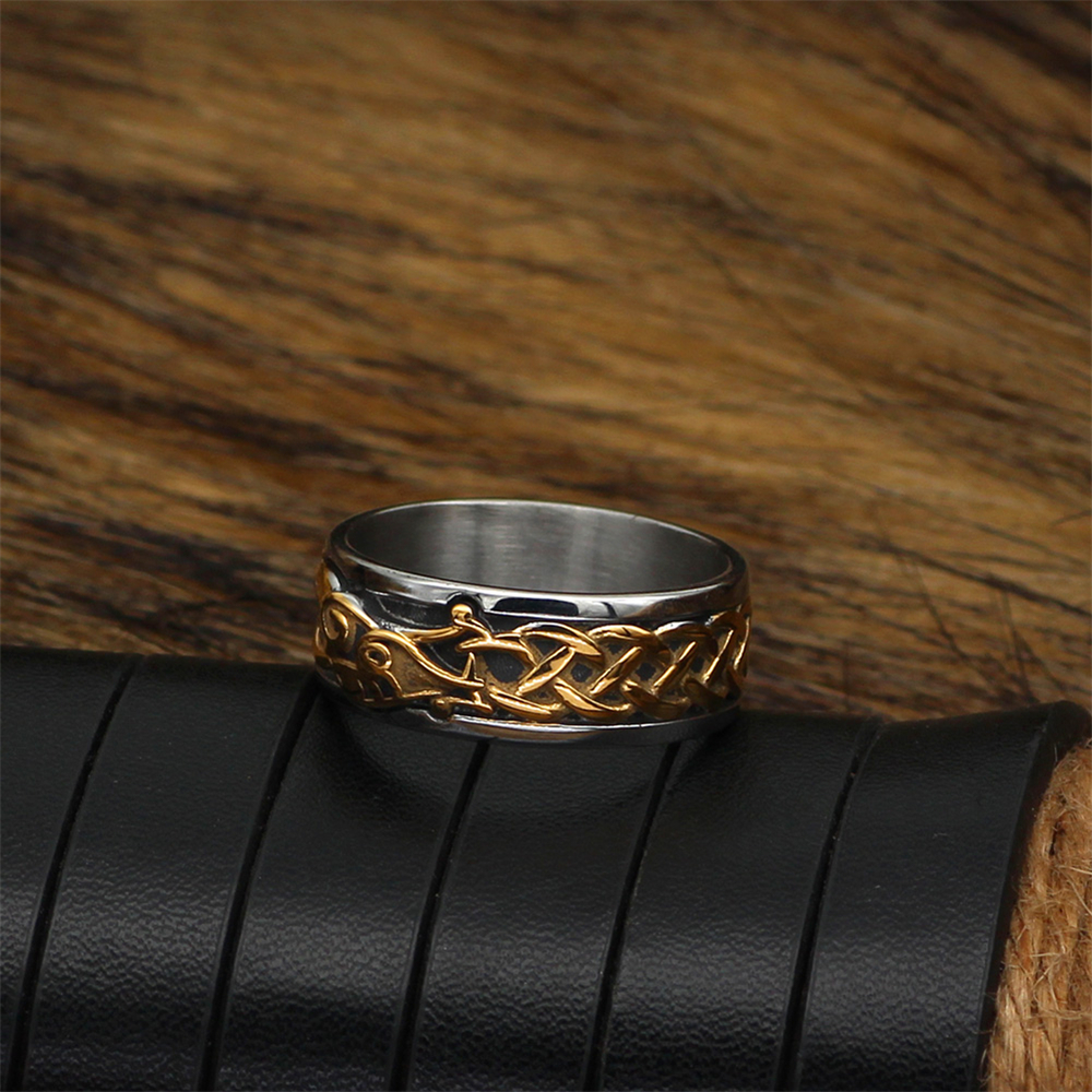 Bague viking Jörmungandr — vue 2