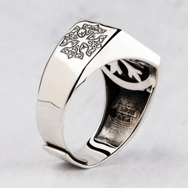 Bague Viking Totem Kabbalistique — vue 2