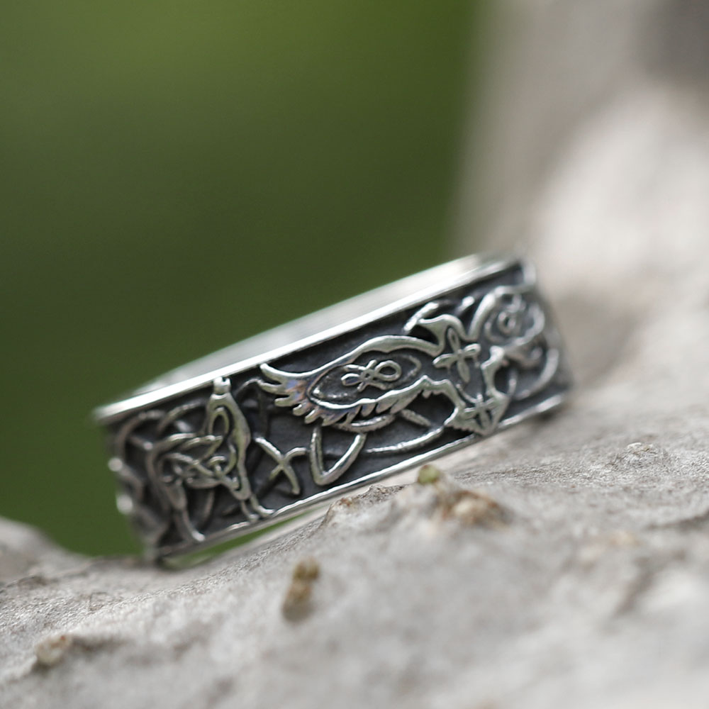 Bague Viking des Ailes d'Odin — vue 2