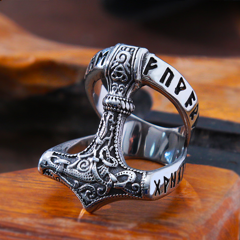Bague Viking Cercle de Mjölnir