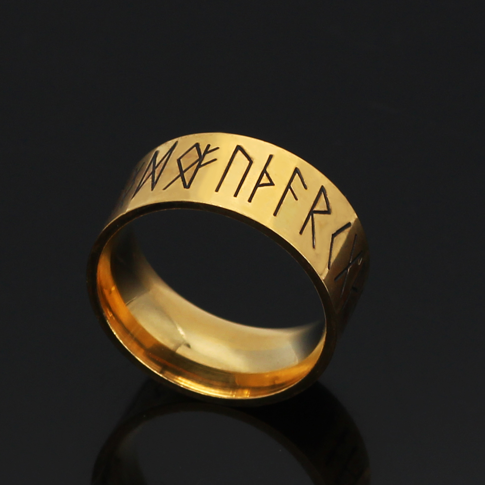 Bague Viking ancestrale doré