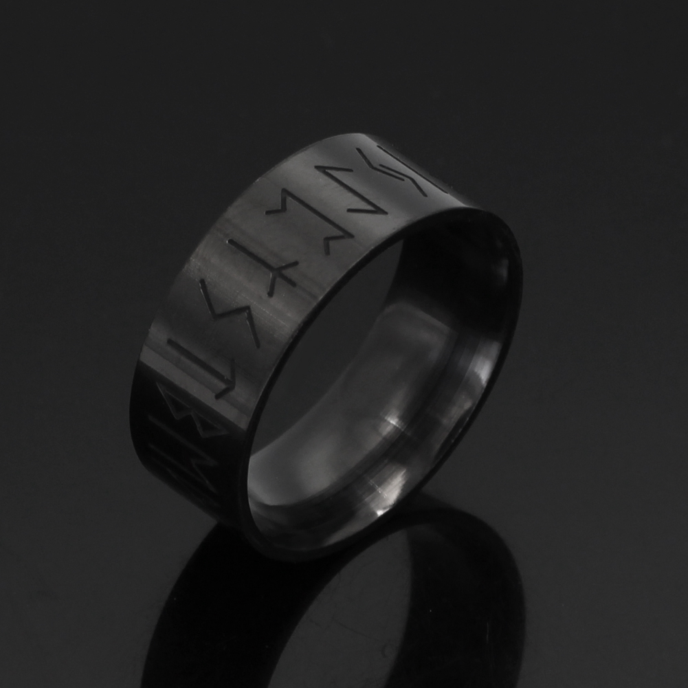 Bague Viking ancestrale noir