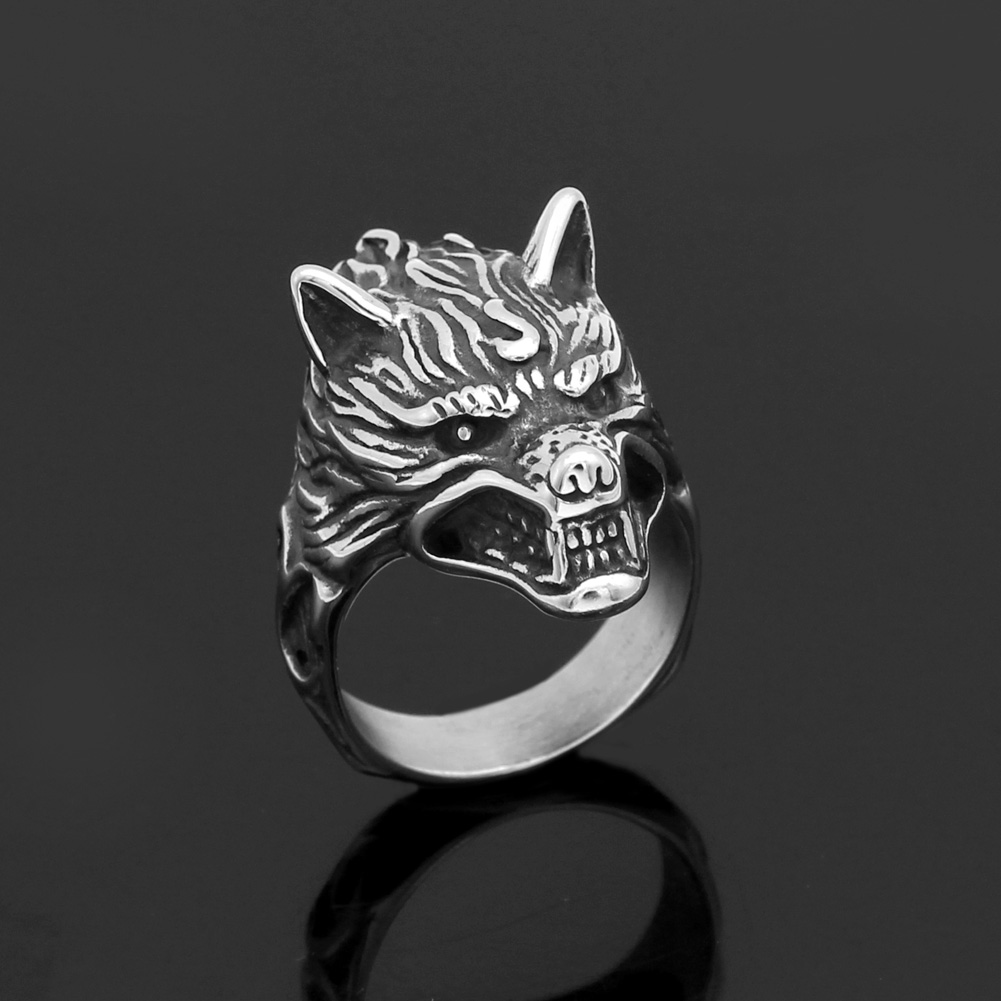 Bague viking Fenrir
