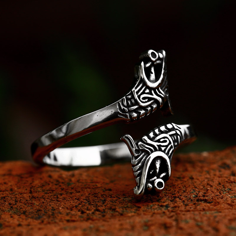 Bague viking Fraternité du Loup