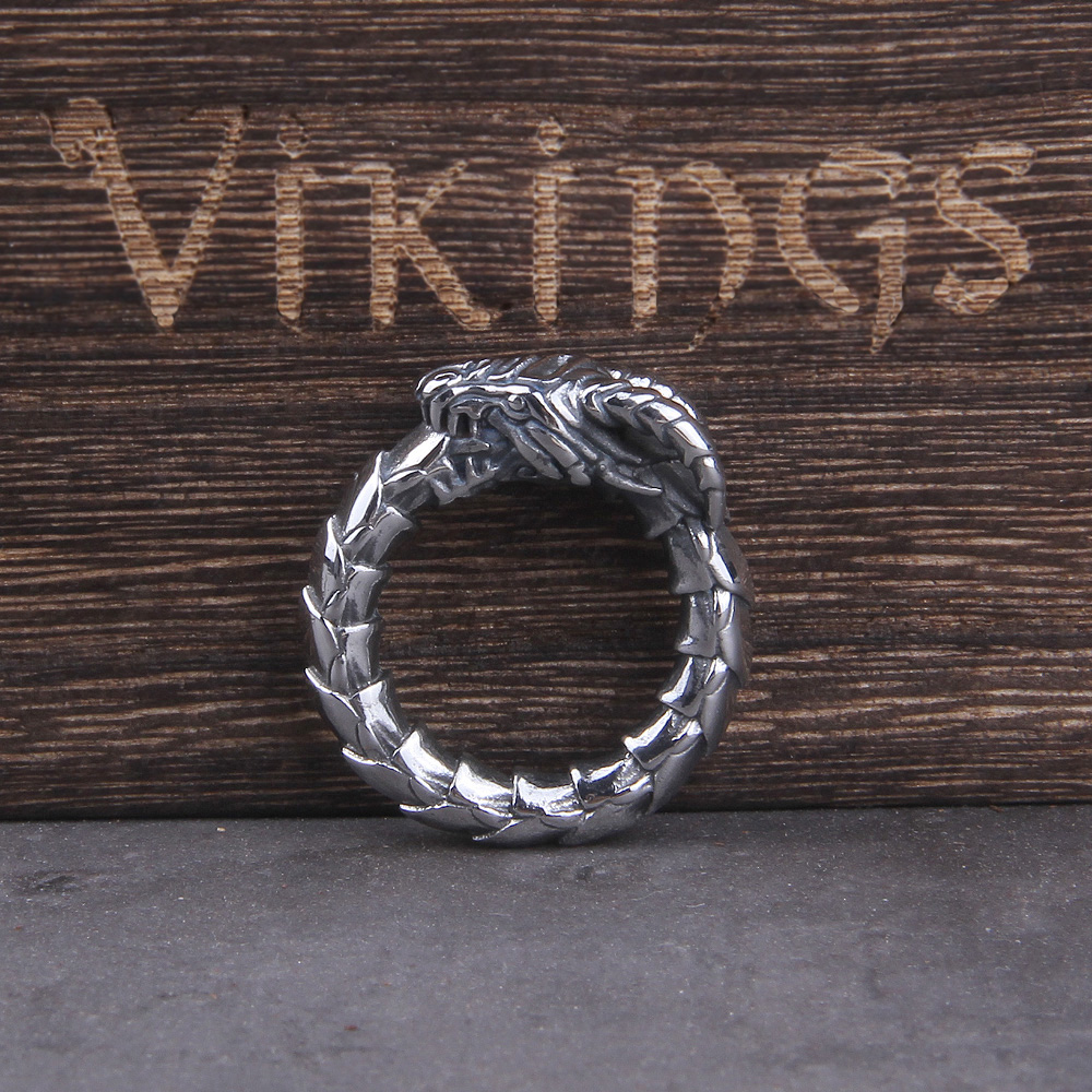 Bague viking serpent