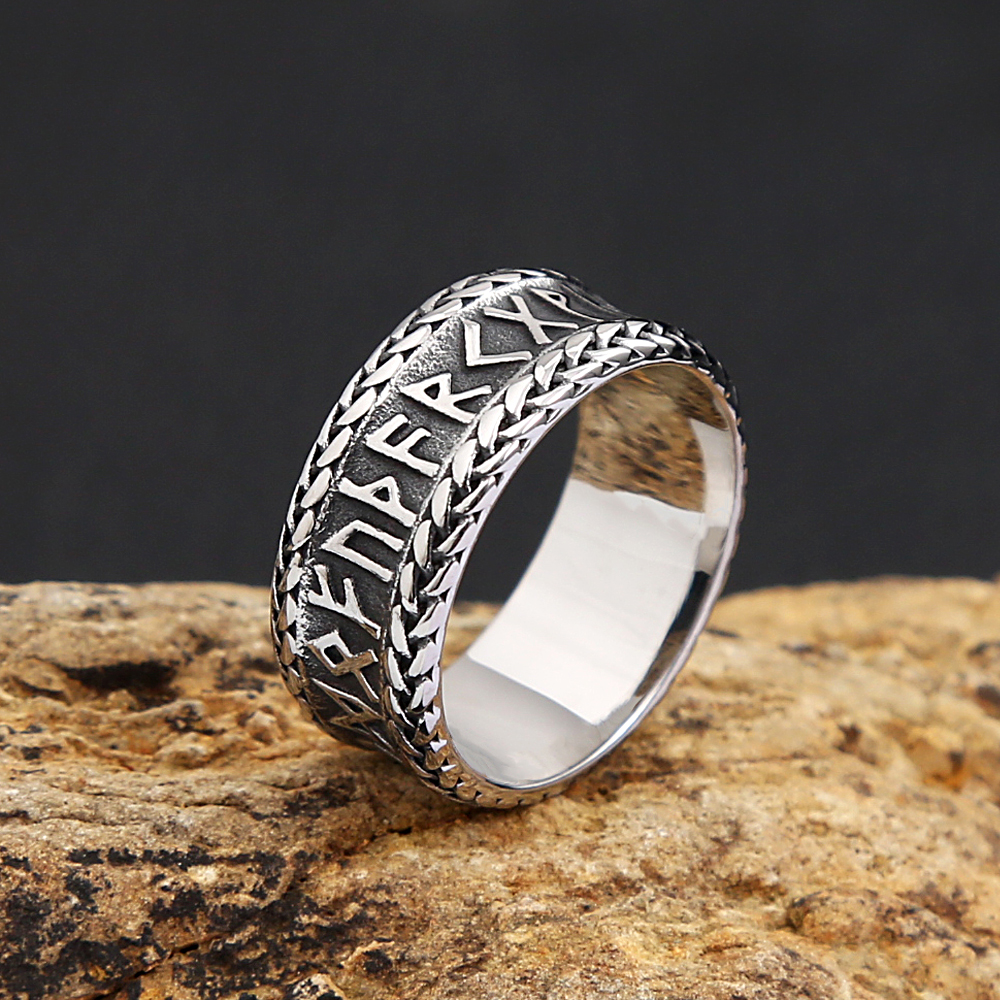 Bague viking simple vintage — vue 2