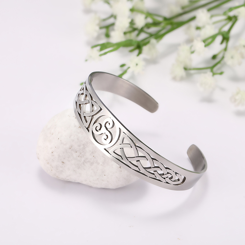 Bracelet Viking Valknut ajustable — vue 2