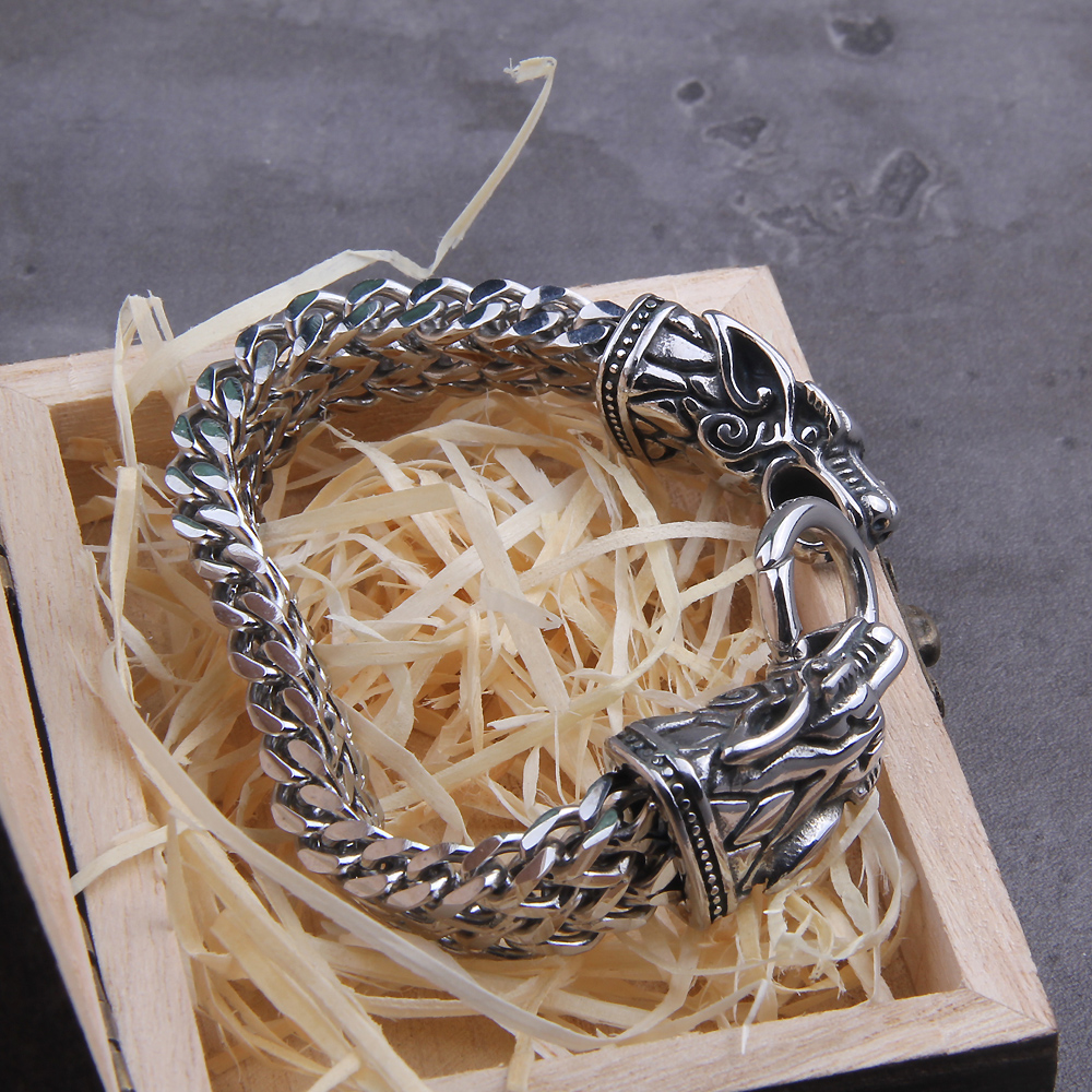 Bracelet viking Tête de dragon — vue 2