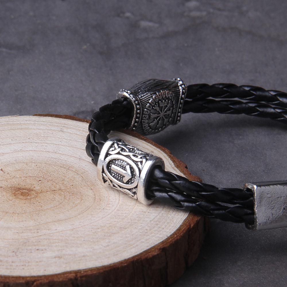 Bracelet viking runique Vegvisir — vue 2