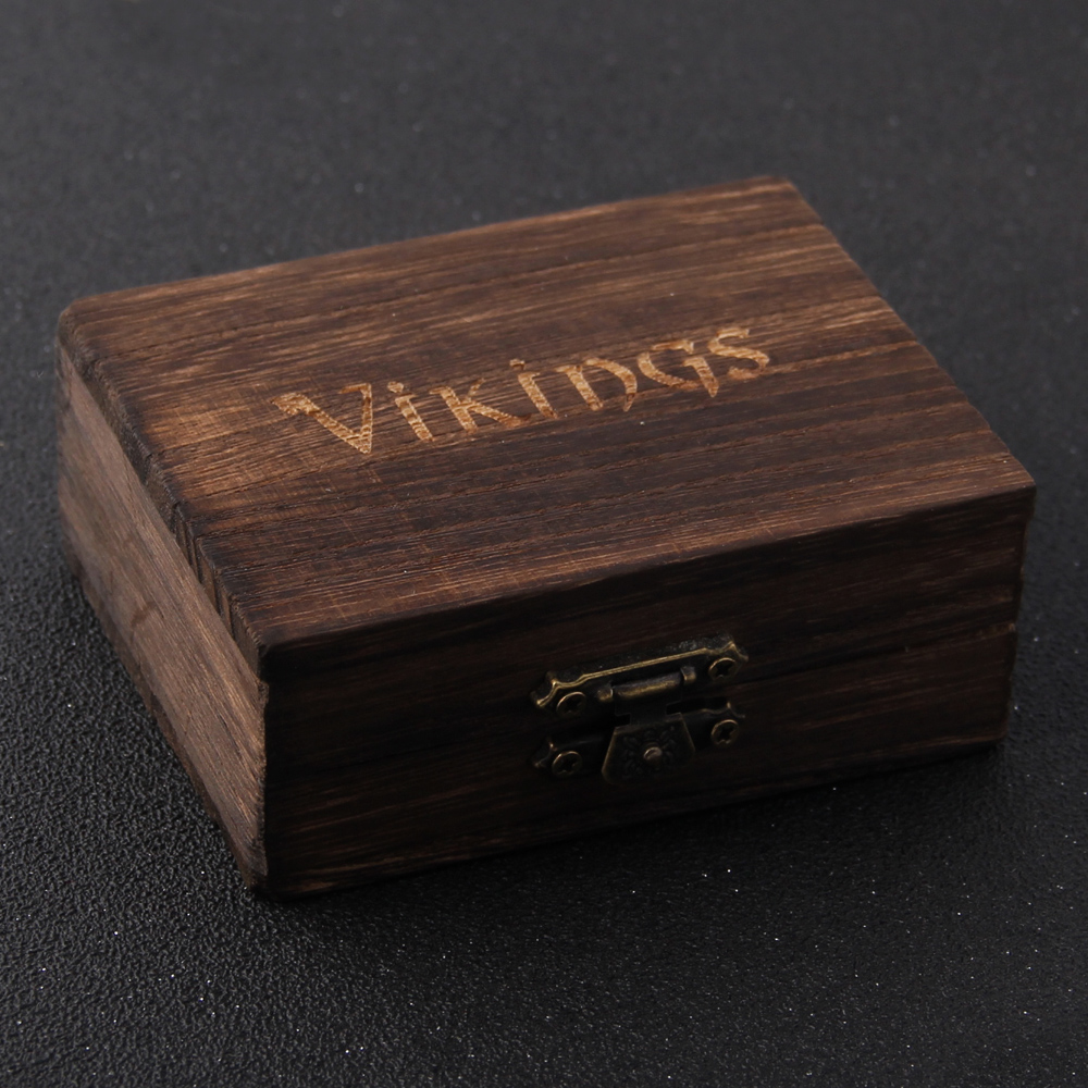 Bracelet viking tête de mort argenté — vue 3