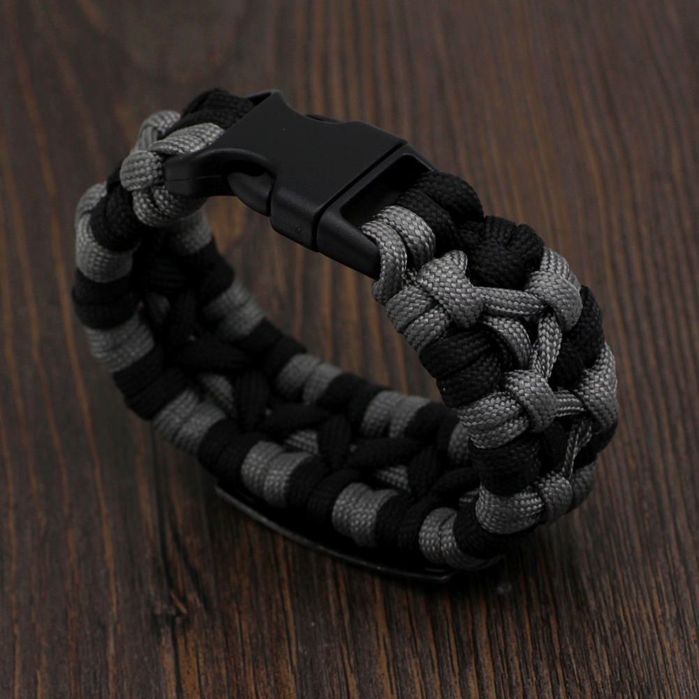 Bracelet viking corbeau d'Odin paracorde — vue 3