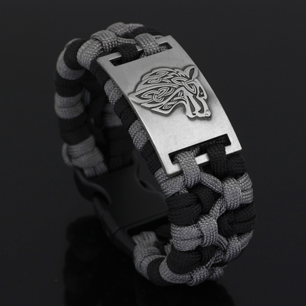 Bracelet viking loup nordique — vue 2
