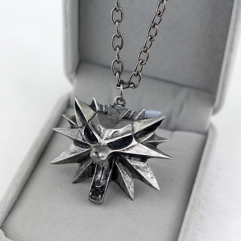 Collier viking tête de loup — vue 2