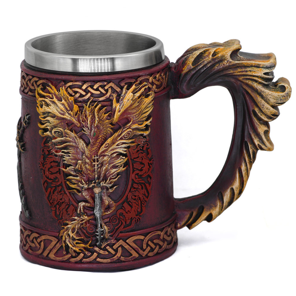 Chope Viking dragon Cracheur de Feu — vue 3