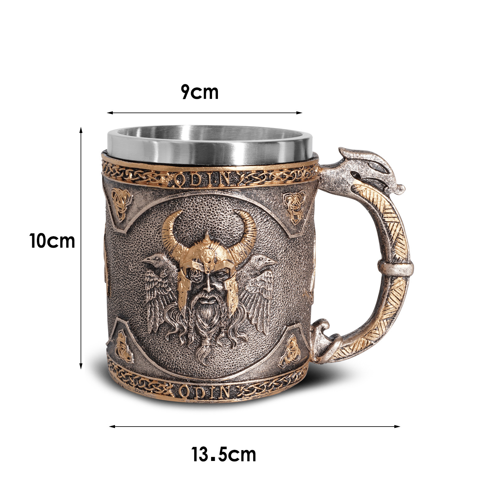 Chope Viking tankard des Yeux d'Odin — vue 4