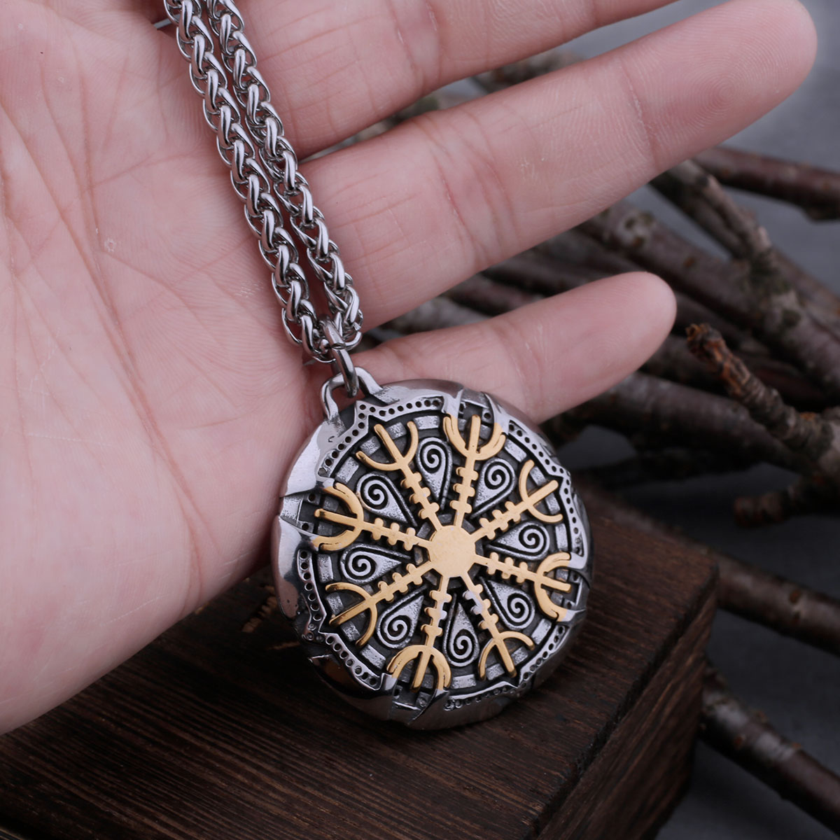 Collier Viking Talisman de protection — vue 3