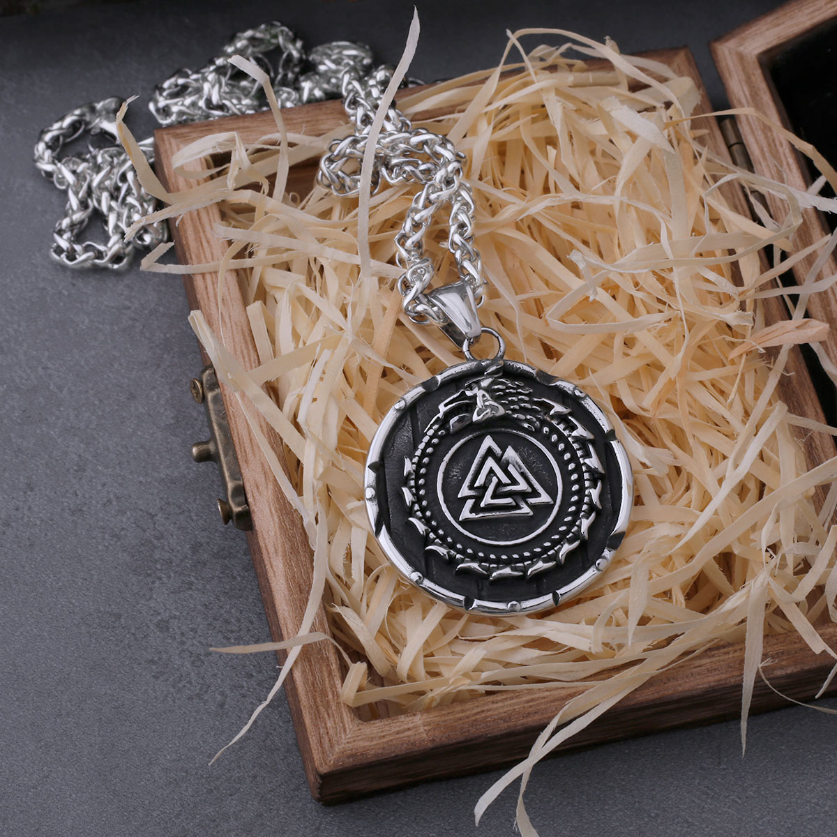 Collier viking Valknut — vue 2