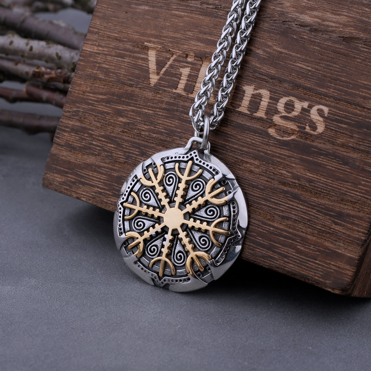 Collier Viking Talisman de protection — vue 2