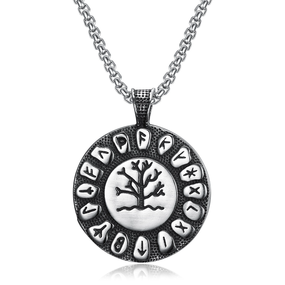 Collier viking arbre de vie Yggdrasil — vue 3