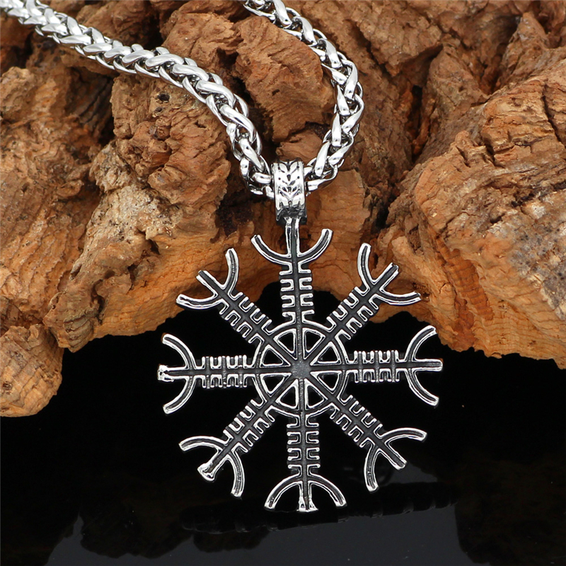 Collier viking flocon de neige