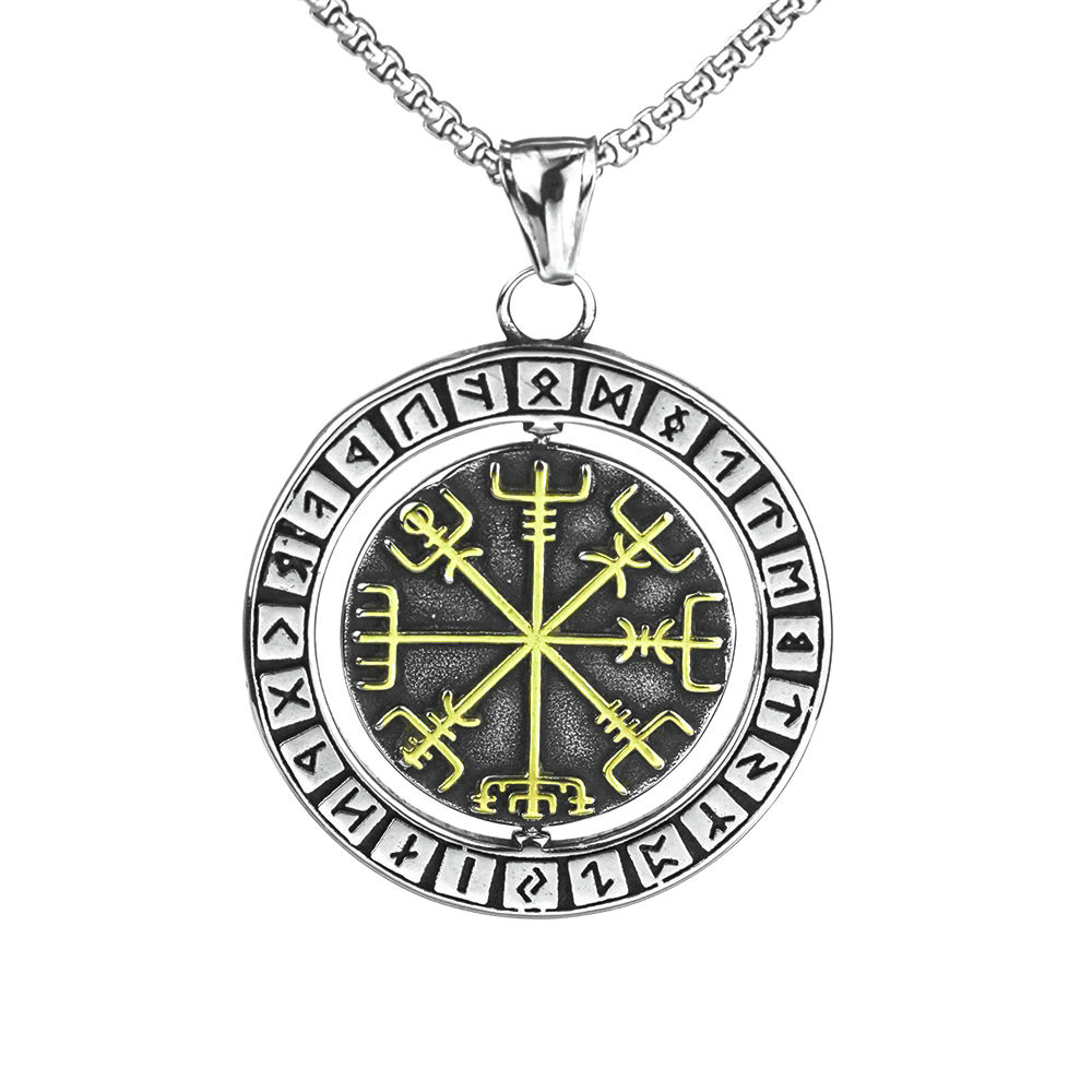 Collier viking nordique en acier inoxydable — vue 3