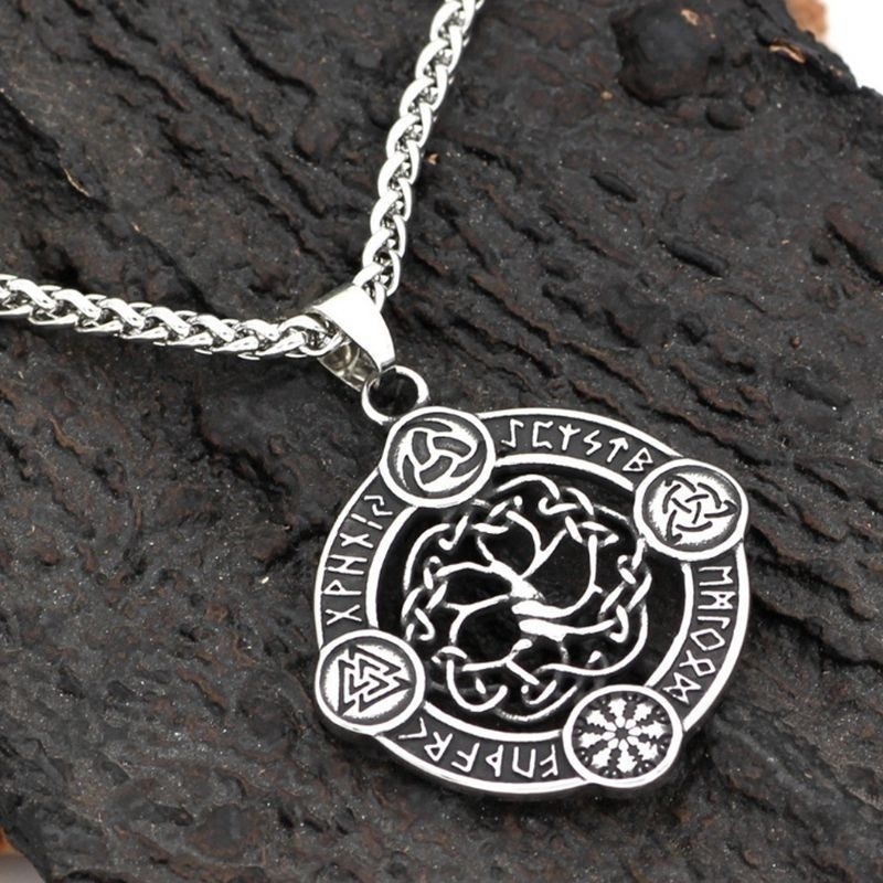 Collier viking symboles