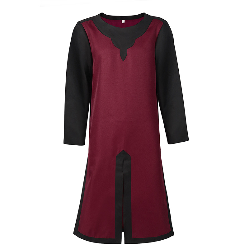 Déguisement viking Chemise Longue bordeaux — vue 2