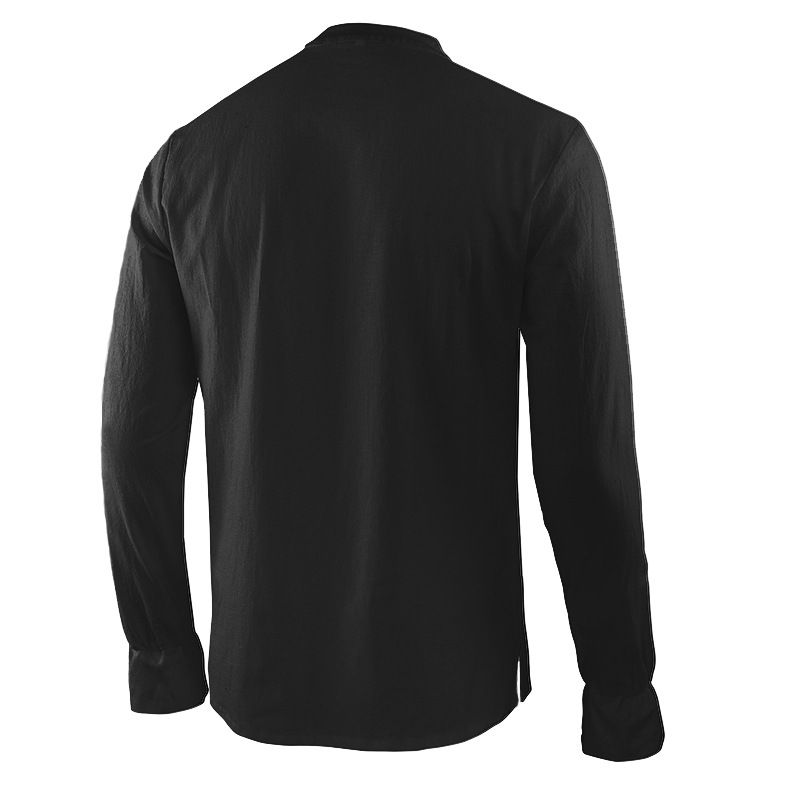 Déguisement viking chevalier guerrier noir — vue 2