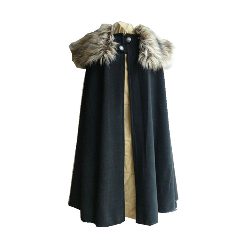 Déguisement viking Manteau bleu foncé