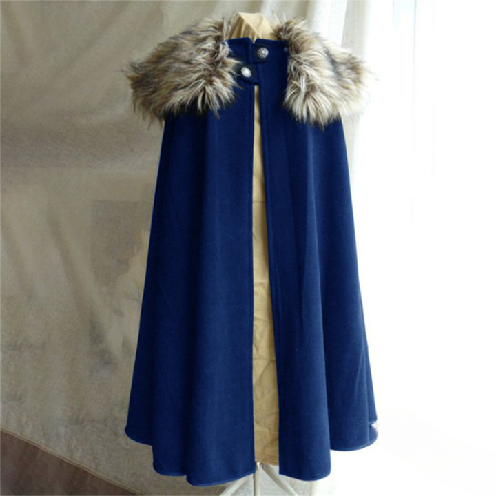 Déguisement viking Manteau bleu