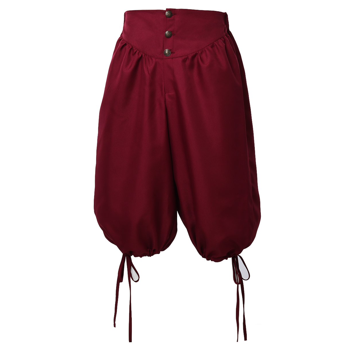 Déguisement viking Short à lacets bordeaux