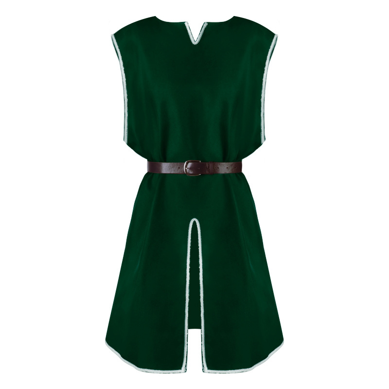 Déguisement viking chemise de chevalier vert