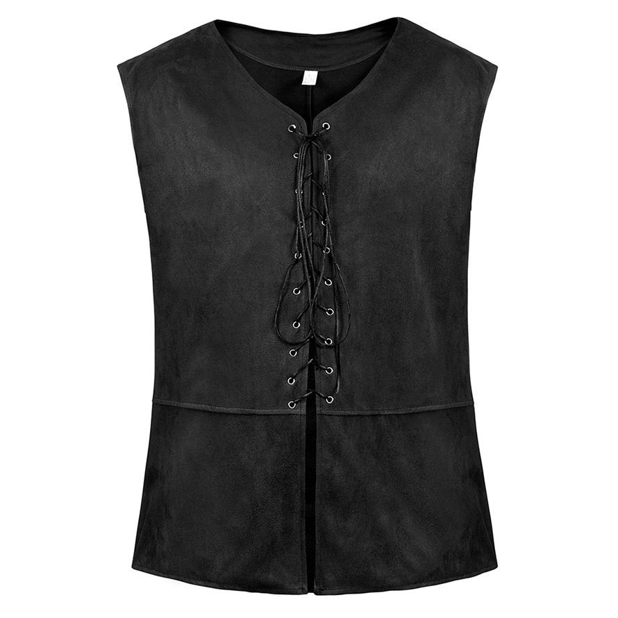 Déguisement viking gilet de Pirate noir