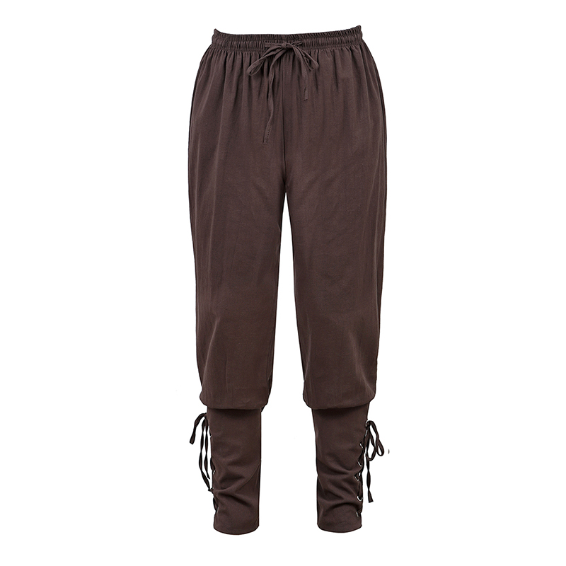 Déguisement viking pantalon Décontracté marron