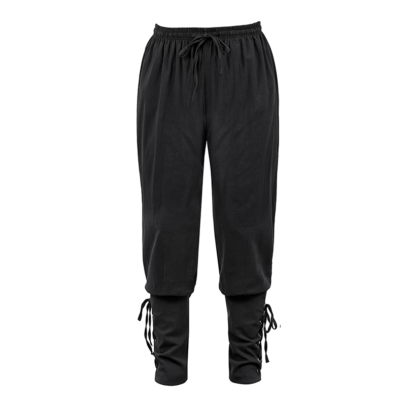 Déguisement viking pantalon Décontracté noir