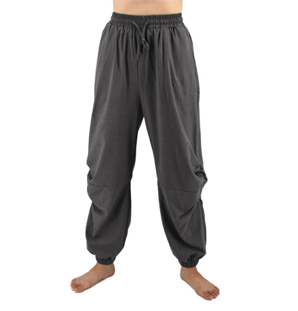 Déguisement viking pantalon de guerrier gris