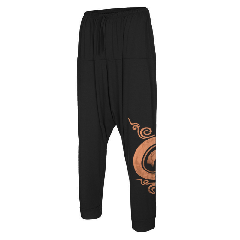 Déguisement viking  pantalon en coton noir