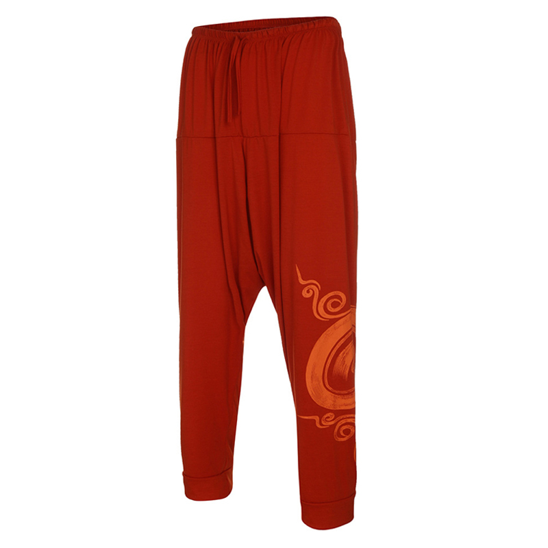 Déguisement viking  pantalon en coton rouge