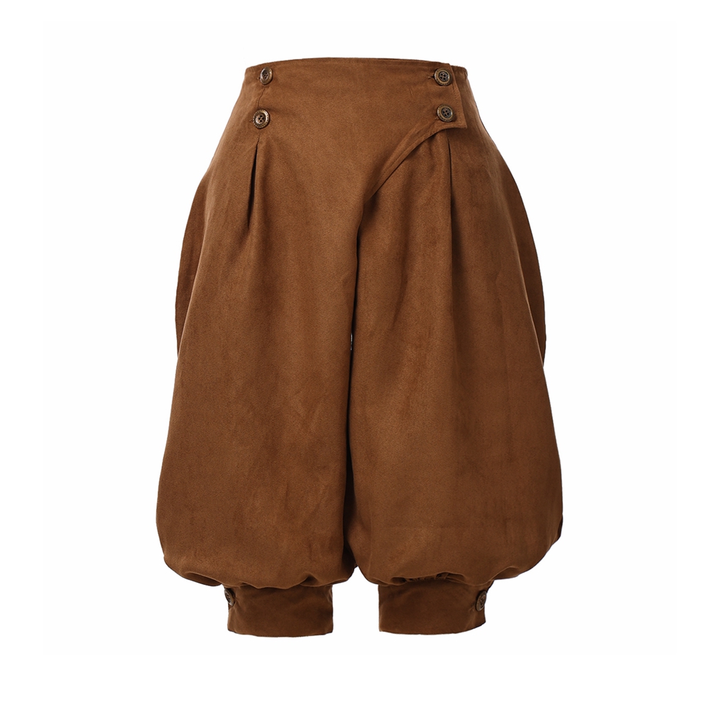 Déguisement viking shorts pour femme marron