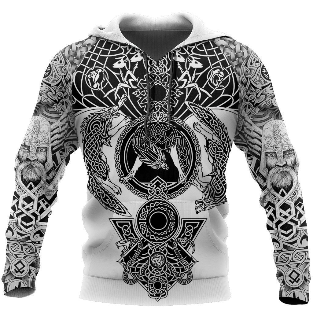 Hoodie viking Loup du Nord