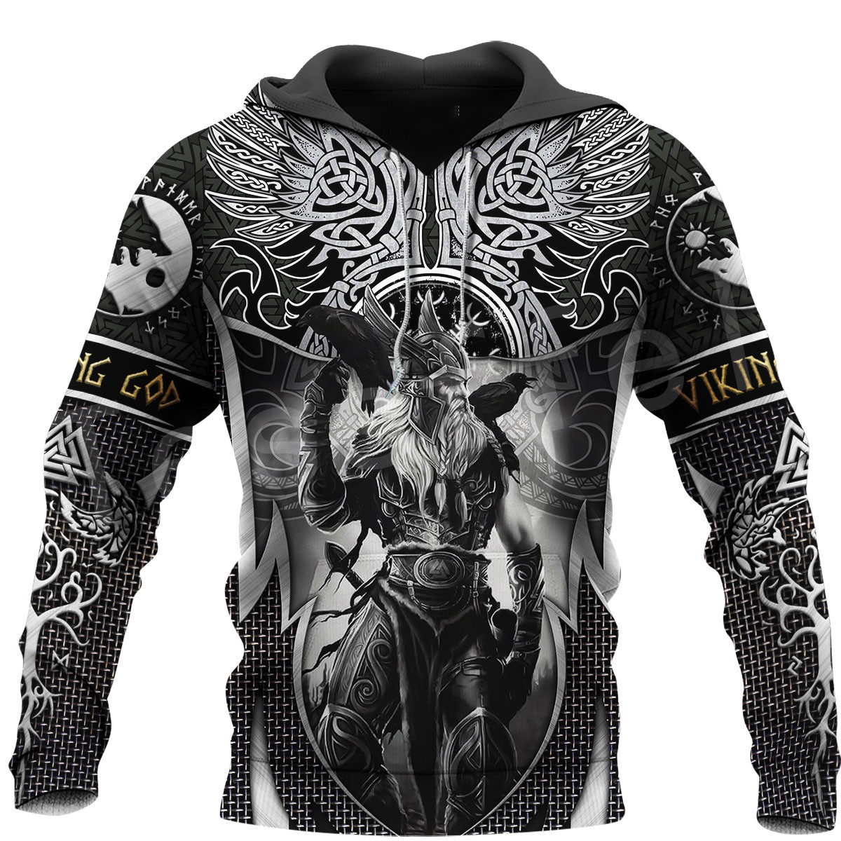Hoodie viking Thor Le Divin