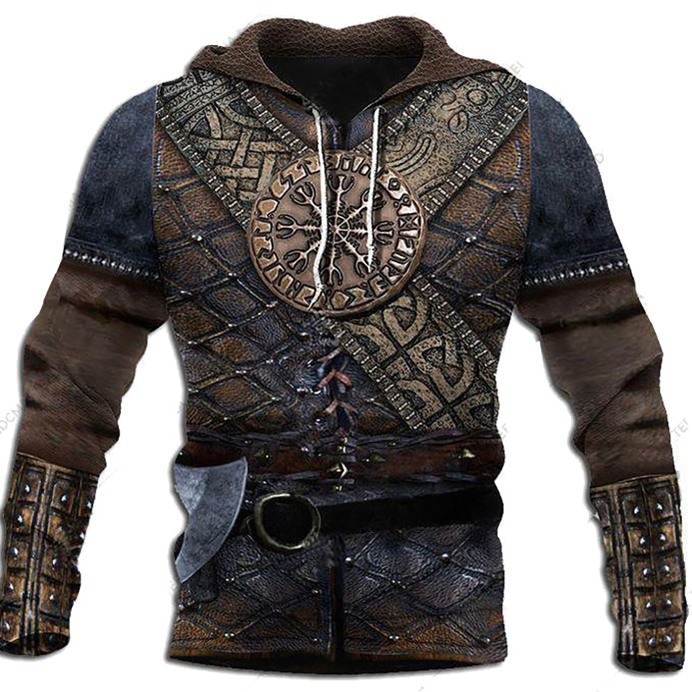 Hoodie viking boussole du guerrier