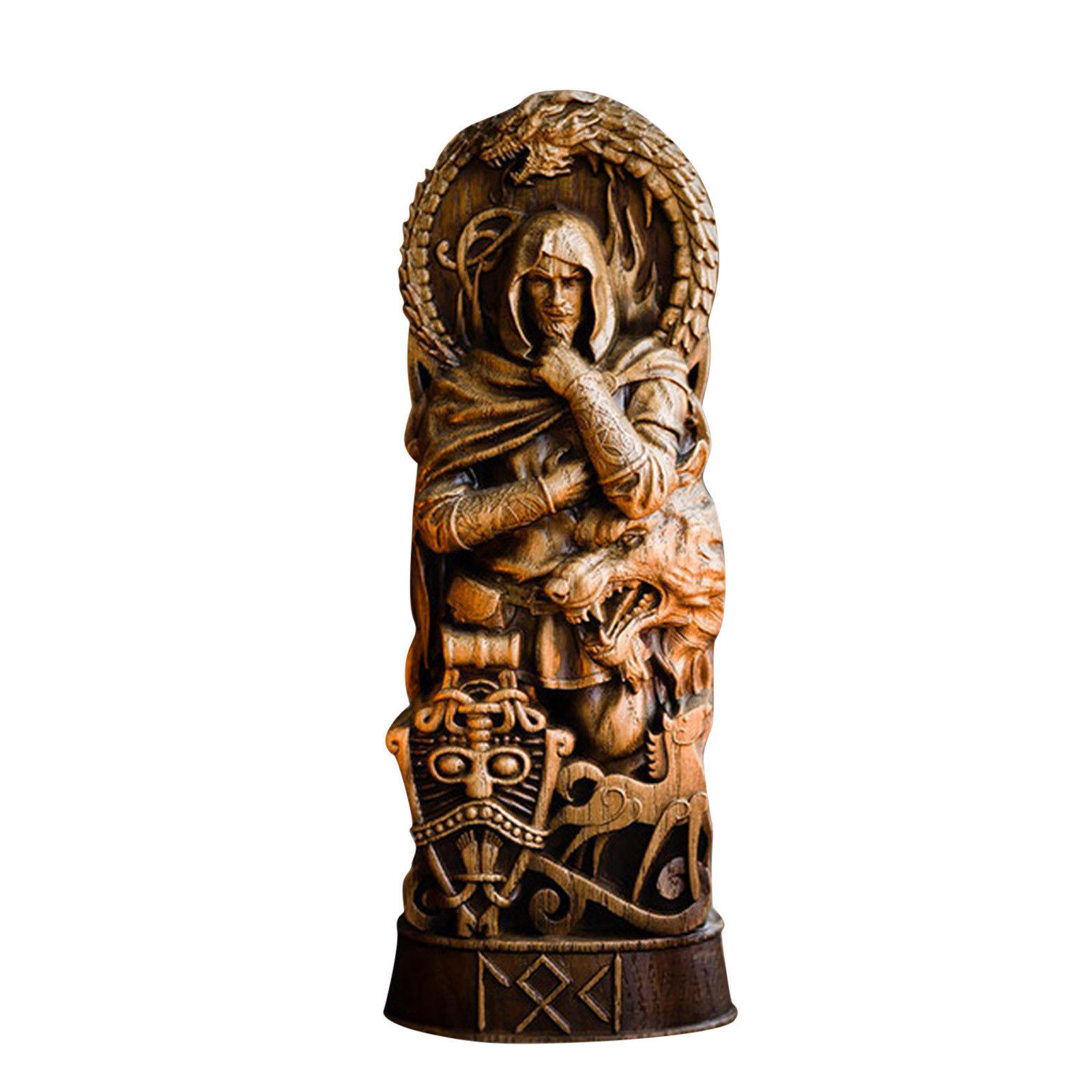 Statuette viking dieux en résine Loki