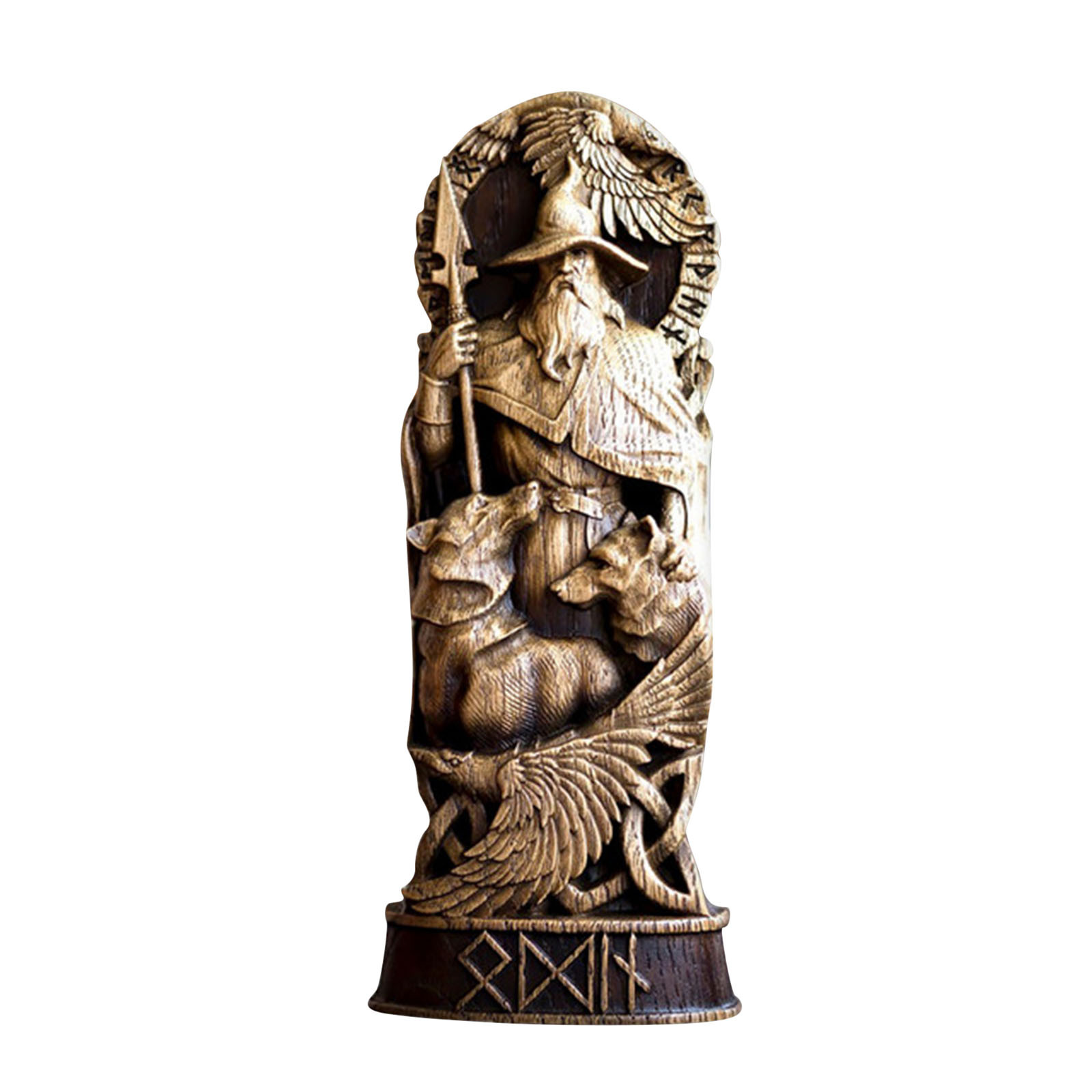 Statuette viking dieux en résine Odin