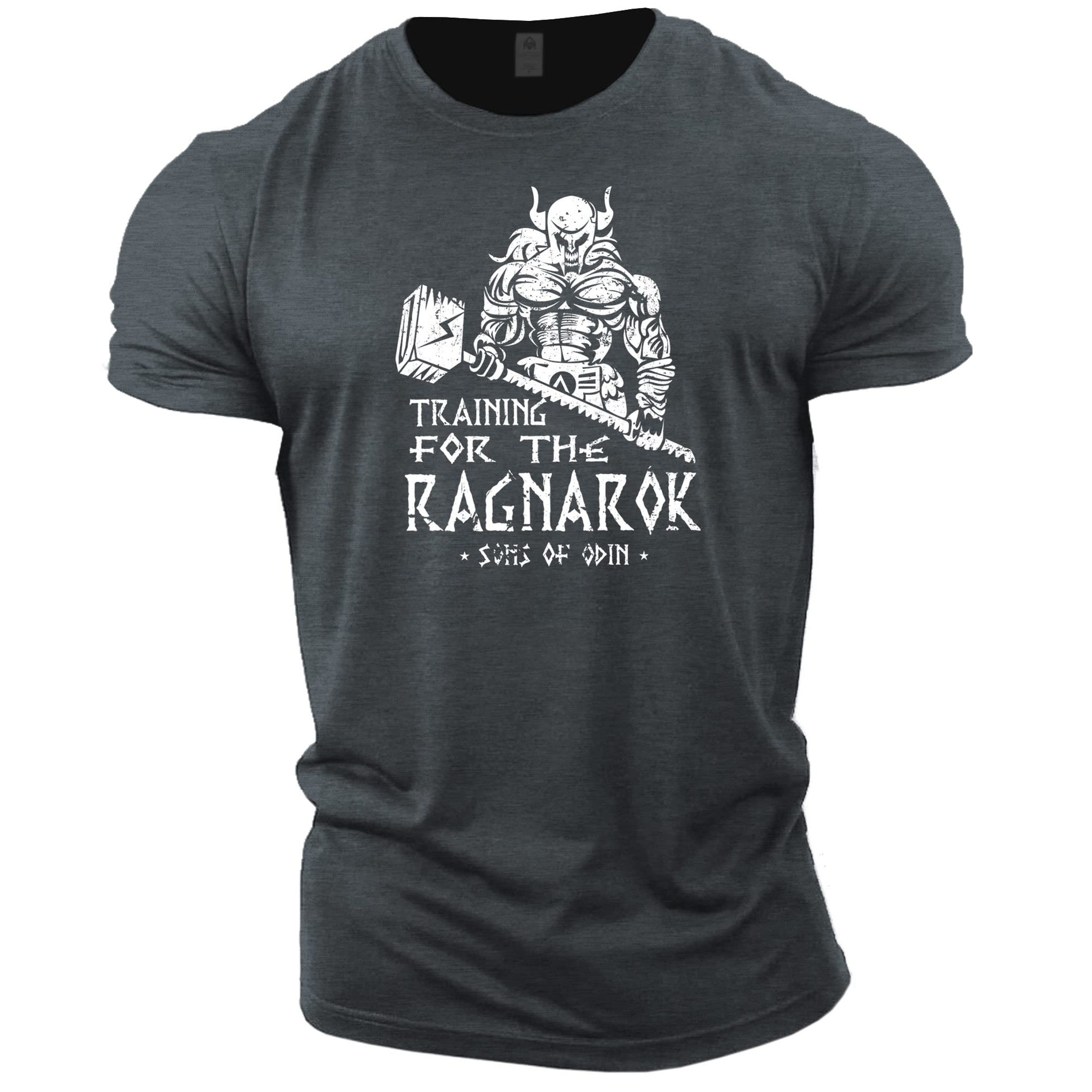 T-shirt Viking training for ragnarok antracite