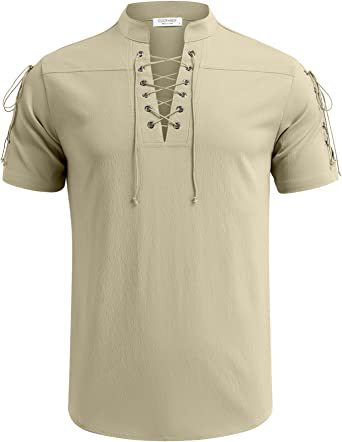 T-shirt Viking à manches courtes beige