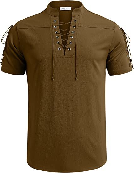 T-shirt Viking à manches courtes kaki